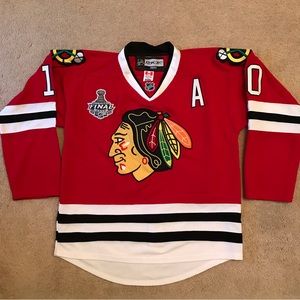 Reebok Chicago Blackhawks 2010 Stanley Cup Final Authentic Jersey Adult Size 48